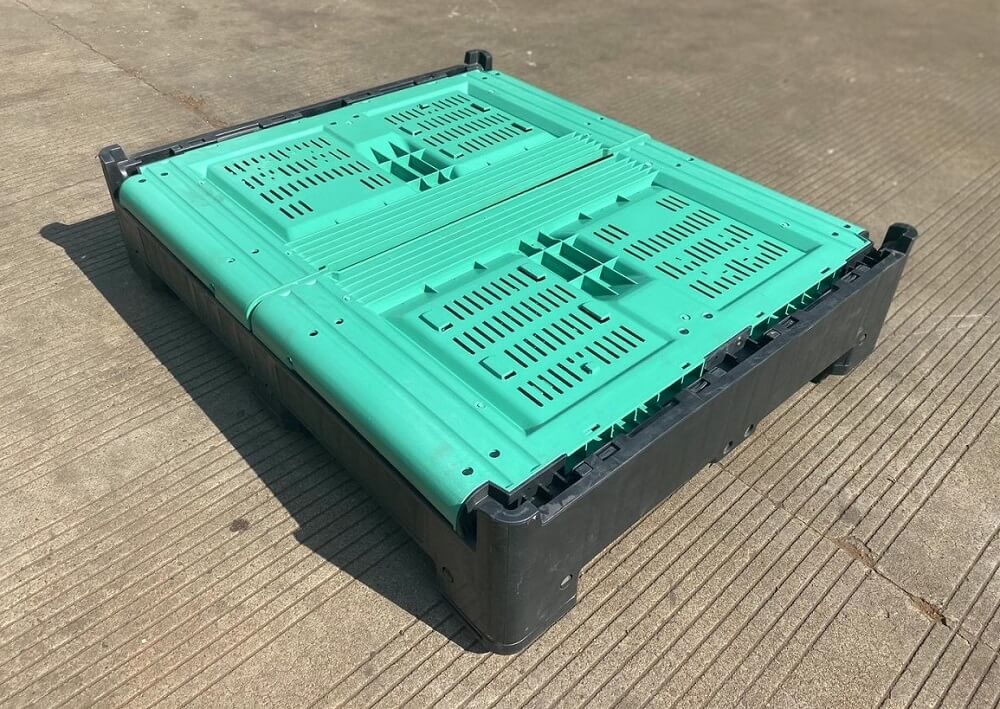 Faltbare Kunststoffpaletten-Aufbewahrungsbehälter für Obst und Gemüse