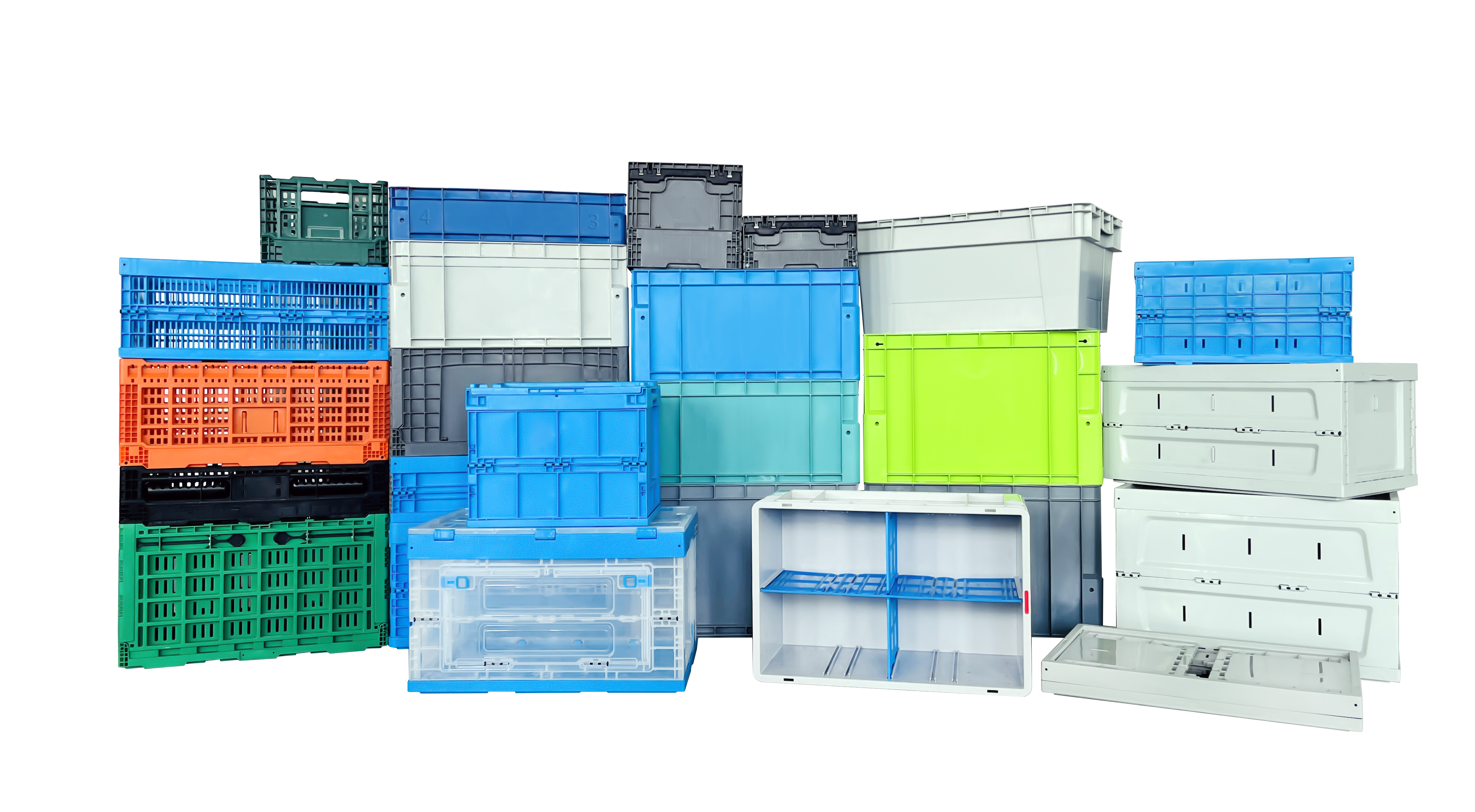 Kunststoffpaletten, Kisten und Körbe für verschiedene Branchen