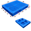 Wiederverwendbare 48 x 40 Standard-PP-Lagerpaletten aus stapelbarem Kunststoff