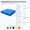 1200 x 1200 x 150 mm Kunststoffpalette mit fester Oberseite und vollem Umfang