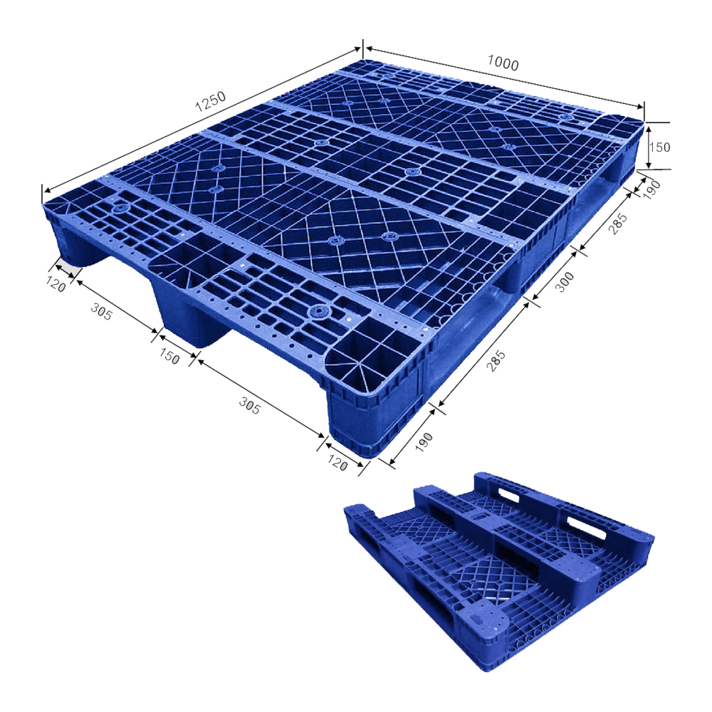 Harte, robuste Kunststoff-Stapelpaletten