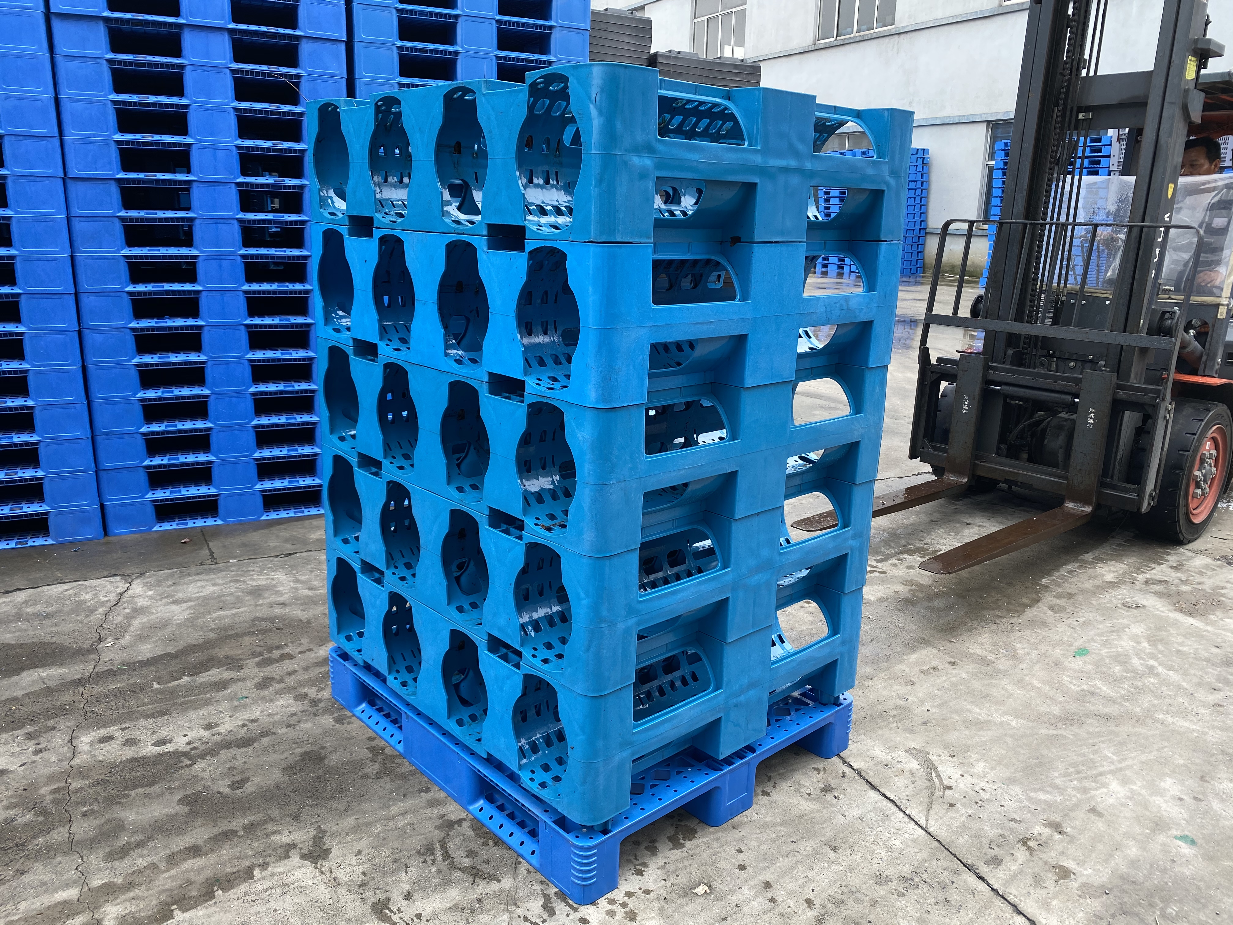 Wasser 5-Flasche-Gallonen-Wasserflaschenpaletten Türkei Kunststoffeimerpalette