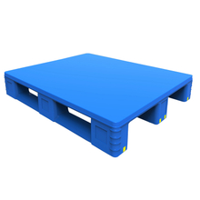 1200*1000 einseitige, stapelbare, stapelbare Kunststoffpalette mit drei Läufern 