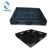 1200*800 offene, regalf&auml;hige schwarze Kunststoffpaletten mit vollem Umfang