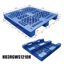 Kunststoffpalette mit 3 Kufen. Neue Kunststoffpaletten