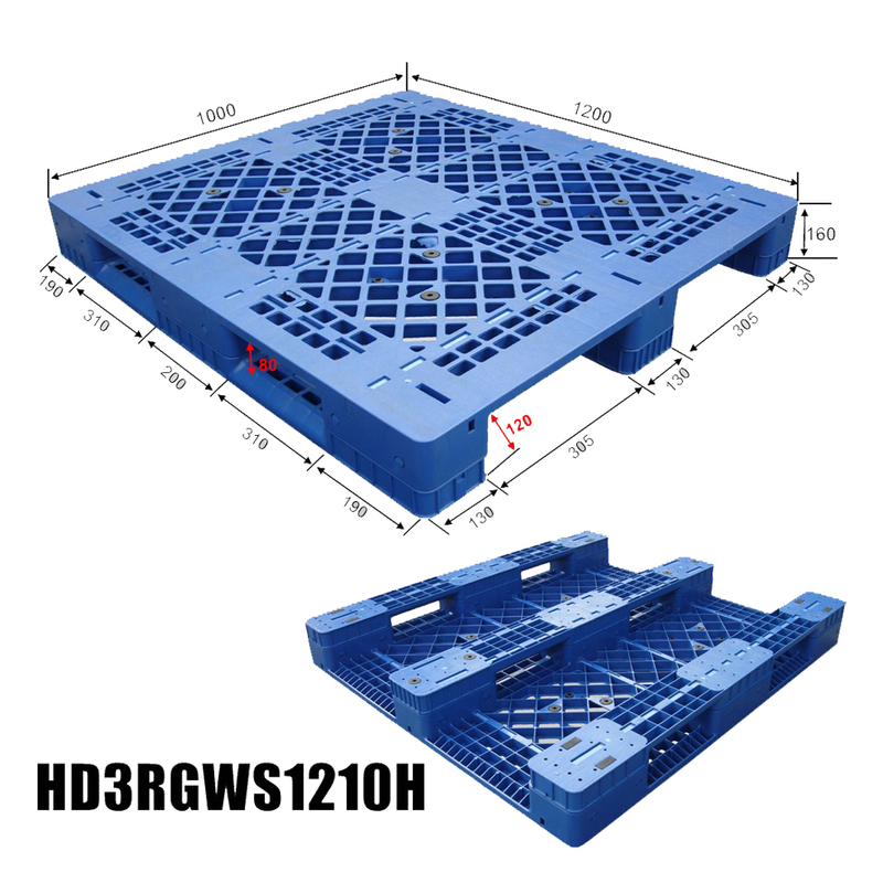 3runners Rackable Grid Stahlverstärkte Kunststoffpaletten