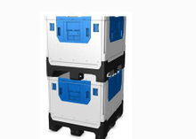 Solide faltbare große Kunststoffpalettenbehälter für die Verpackung