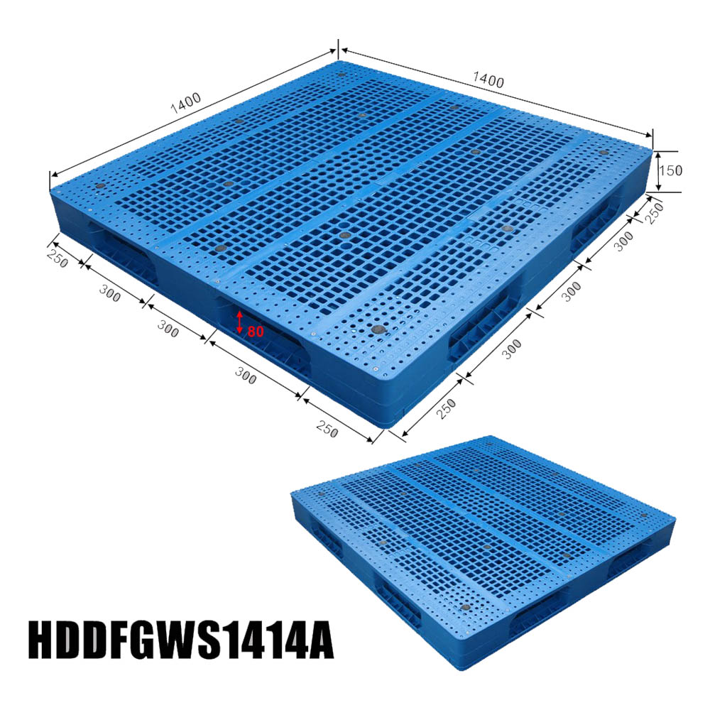  Hochleistungs-Lagerpalette aus Kunststoff 