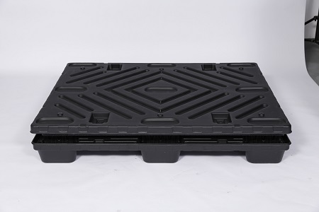 Sleeves faltbare Kunststoffbox mit Palette und Deckel