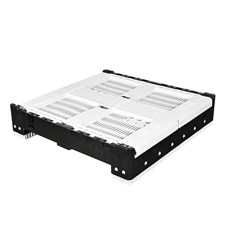 1162*1162*780 Starre zusammenklappbare Palettenbox aus PP-Kunststoff