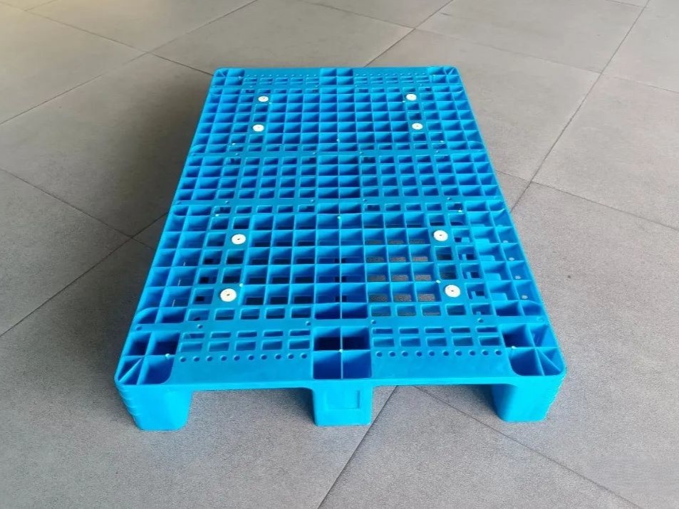 1200 x 800 regalfähige, recycelte HDPE-Spritzguss-Kunststoffpaletten