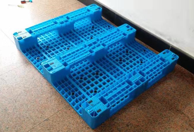 Industrielle leichte 3-Lauf-Kunststoffpaletten mit offenem Deck