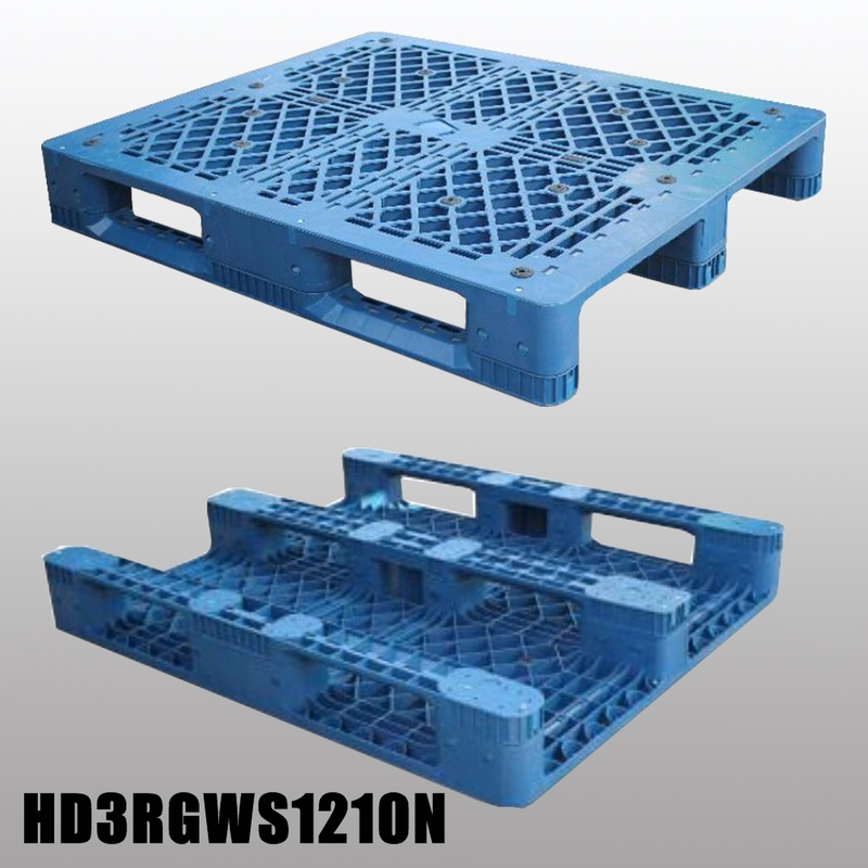 1200 x 1000 Polypropylen-Hochleistungspalette aus schachtelbarem Kunststoff