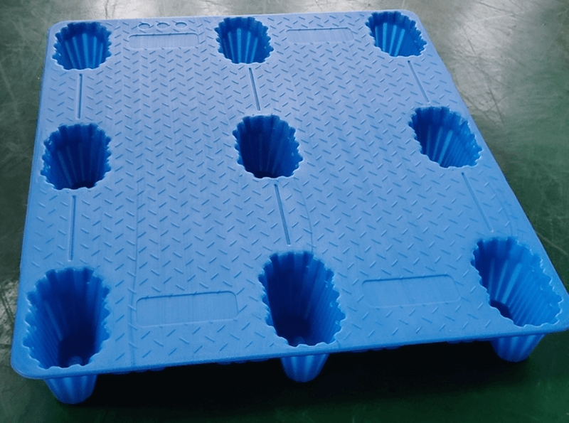 Günstige 1200 x 1000 stabile, stapelbare Hochleistungs-Kunststoffpaletten