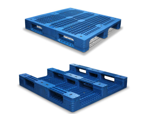Wiederverwendbare RFID-industrielle, schachtelbare Transportpaletten aus Polypropylen-Kunststoff