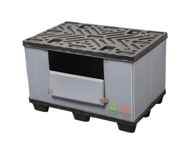 1200 x 800 Automobil-Kunststoffhüllen-Aufbewahrungsbox für Paletten