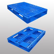 1200 x 800 stapelbare Europaletten aus Kunststoff mit niedrigem Profil