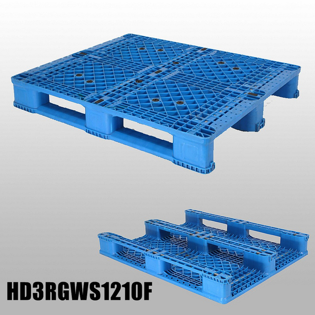 1200 x 1000 robuste, regalf&auml;hige Industrie-Kunststoffpaletten
