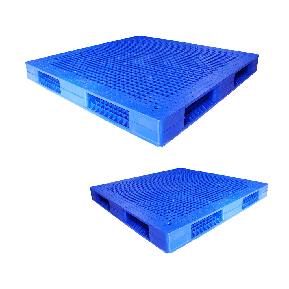 Gitter stapelbare Kunststoffpaletten Blaue Kunststoffpaletten