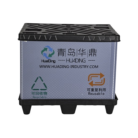 800*600 faltbare Kunststoff-Palettenbox mit Aufbewahrungsh&uuml;lle