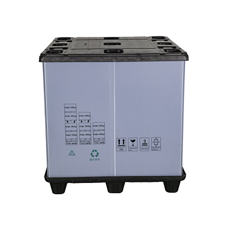 Zusammenklappbarer, starrer Kunststoffhüllen-Verpackungstransportbehälter