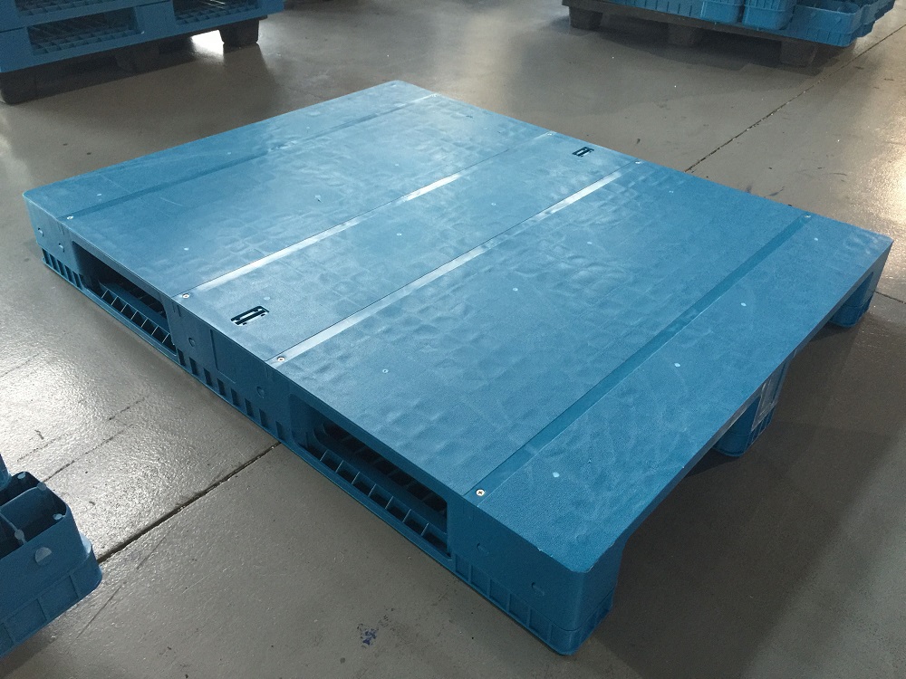 Stahlverstärkte Kunststoffpalette für Verpackungen 