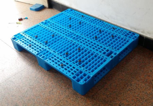 Industrielle leichte 3-Lauf-Kunststoffpaletten mit offenem Deck