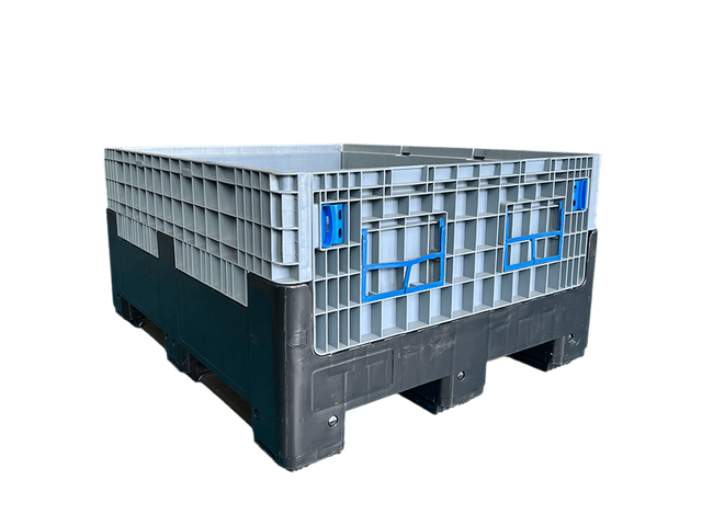1200x1000x595 Reusable Bulk Storage Collapsible Plastic Pallet Box