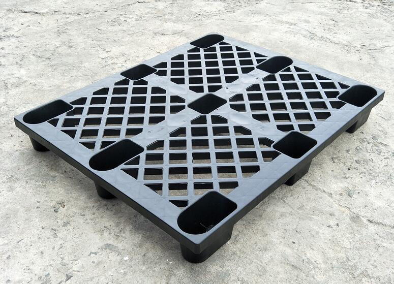 1200 x 1000 schwarze leichte Kunststoffpaletten für den internationalen Versand