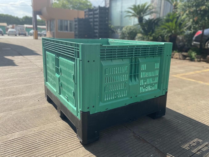 Faltbare Kunststoffpaletten-Aufbewahrungsbehälter für Obst und Gemüse