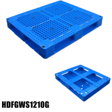 Wiederverwendbare 48 x 40 Standard-PP-Lagerpaletten aus stapelbarem Kunststoff