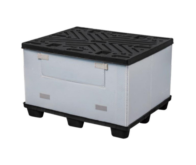 1200 x 1000 Bulk Storage Foldable Plastic Pallet Sleeve Box