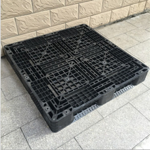 Schwarze recycelte 1100 x 1100 Kunststoff-Lagerpaletten