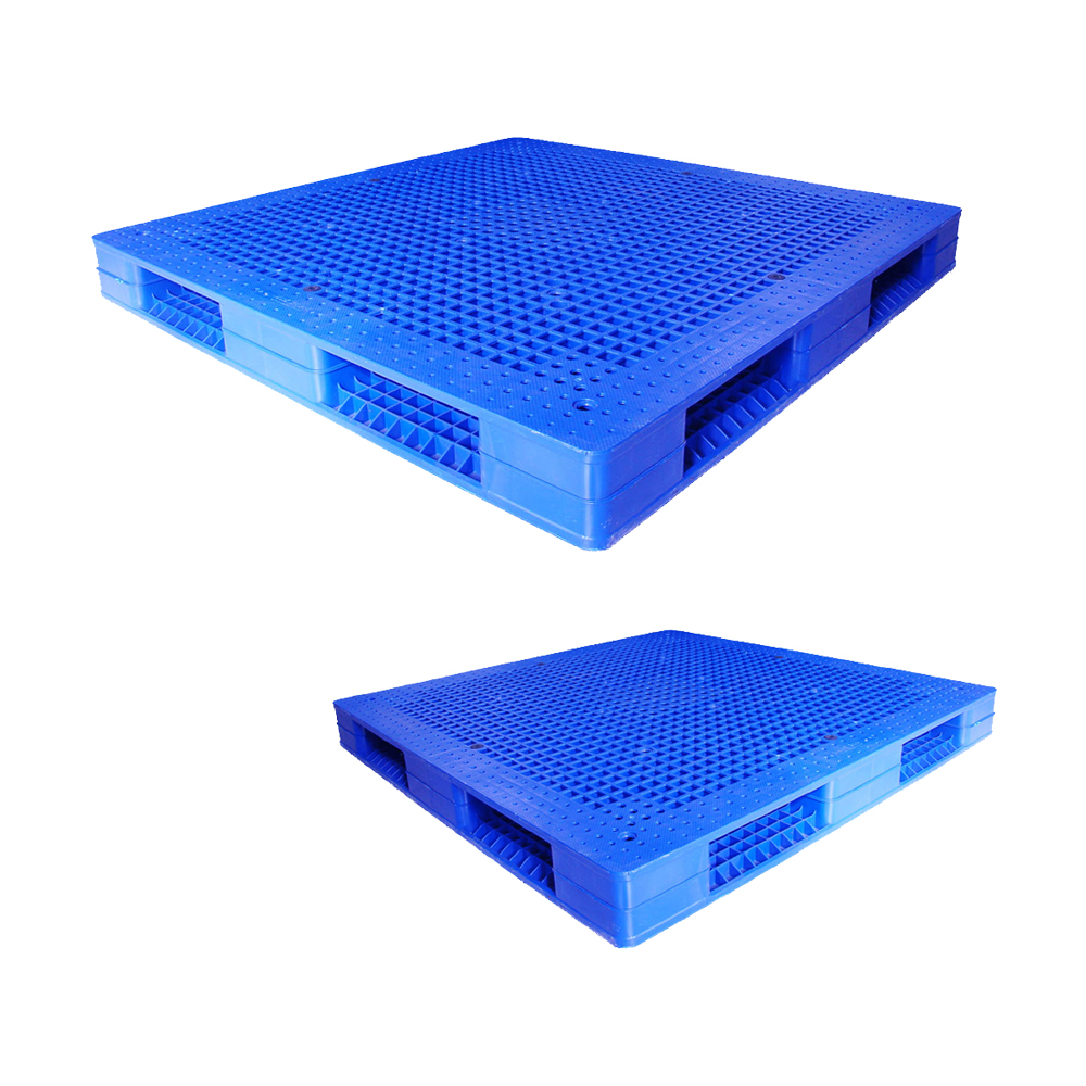 Gitter stapelbare Kunststoffpaletten Blaue Kunststoffpaletten