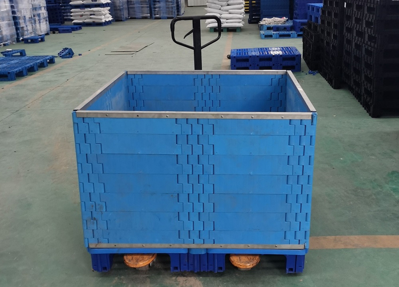 HDPE-Hochleistungs-Palettenbox aus faltbarem Kunststoff