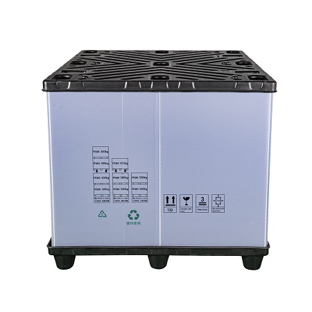 Faltbare PP-Versandhülsen aus Kunststoff für Palettenboxen