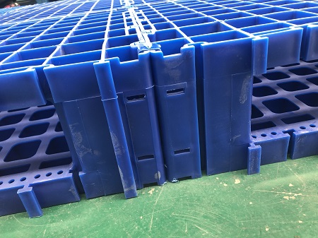 1800×1800 modulare Hochleistungspalette aus stahlverstärktem Kunststoff