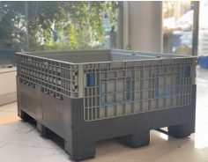 Zusammenklappbare PE/PP-Kunststoffpalettenbehälter für den Euro-Verkauf