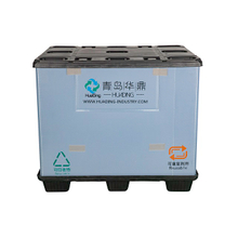 Kundenspezifische faltbare Kunststoffpalettenhülsenbox für die Verpackung