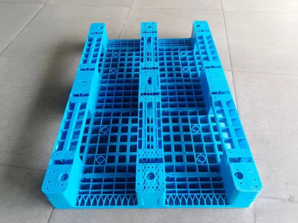 1200 x 800 regalfähige, recycelte HDPE-Spritzguss-Kunststoffpaletten