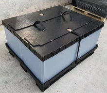 Faltbare Euro-Kunststoffhülle mit Einspritzpalette