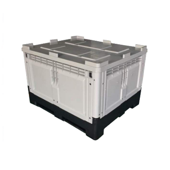 Zusammenklappbare Kunststoffpaletten-Aufbewahrungsbox aus PP für das Lager