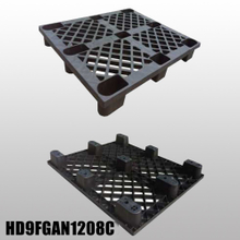 1200 x 800 günstige schwarze Exportpaletten aus recyceltem, verschachteltem Kunststoff