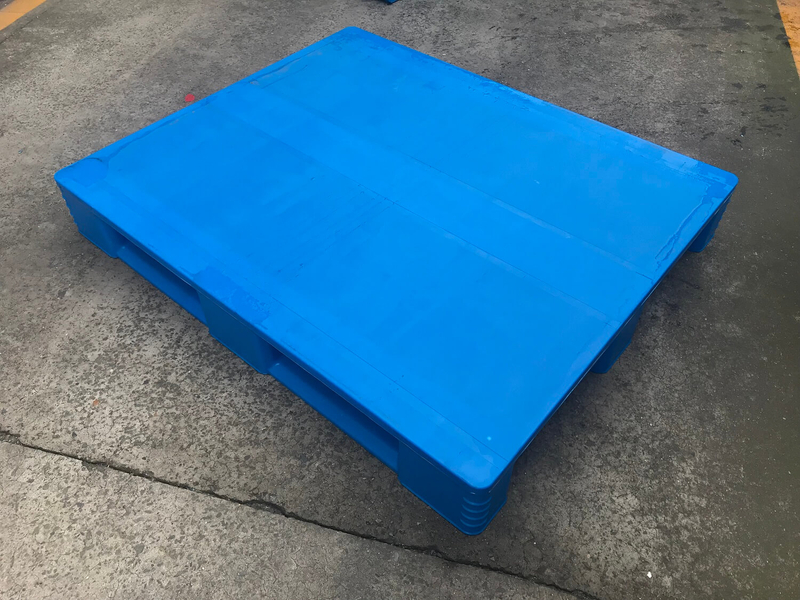 1200 x 1000 Hygiene-Hochleistungspaletten aus massivem, regalfähigem Kunststoff