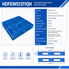 1200 x 1200 x 150 mm Kunststoffpalette mit offenem Deck und vollem Umfang